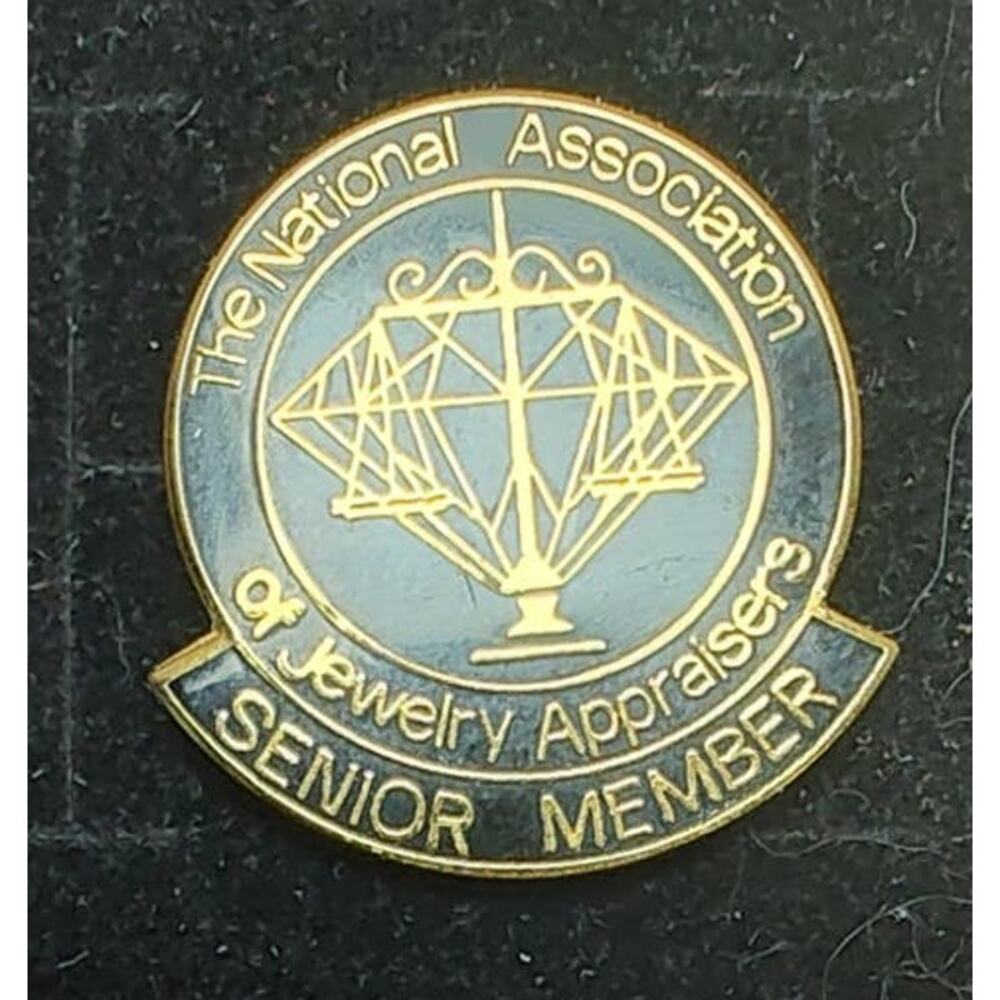 National Association of Jewelry Appraisers Senior Member Lapel Pin